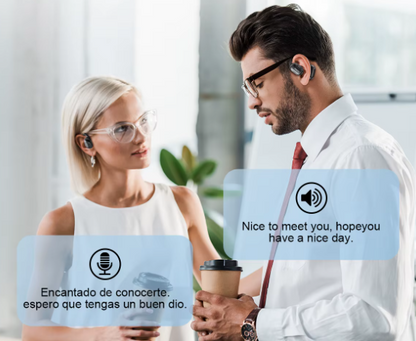 Écouteurs Bluetooth Traducteurs Instantanés